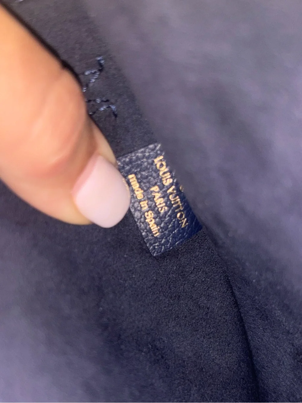 Authentic Louis Vuitton Neverfull GM Empreinte giant monogram pouch wristlet